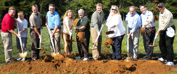 groundbreaking of Chessie"s Big Backyard